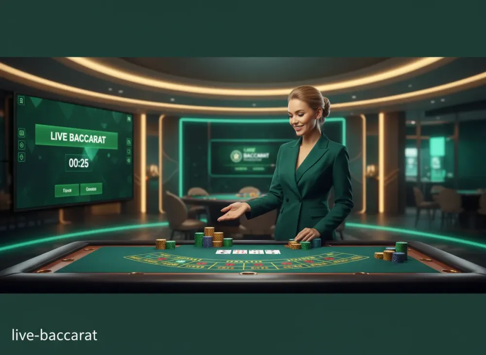 Live Baccarat Table